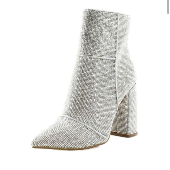 Steve Madden Rhinestone Booties Size 5 - Picture 3 of 10